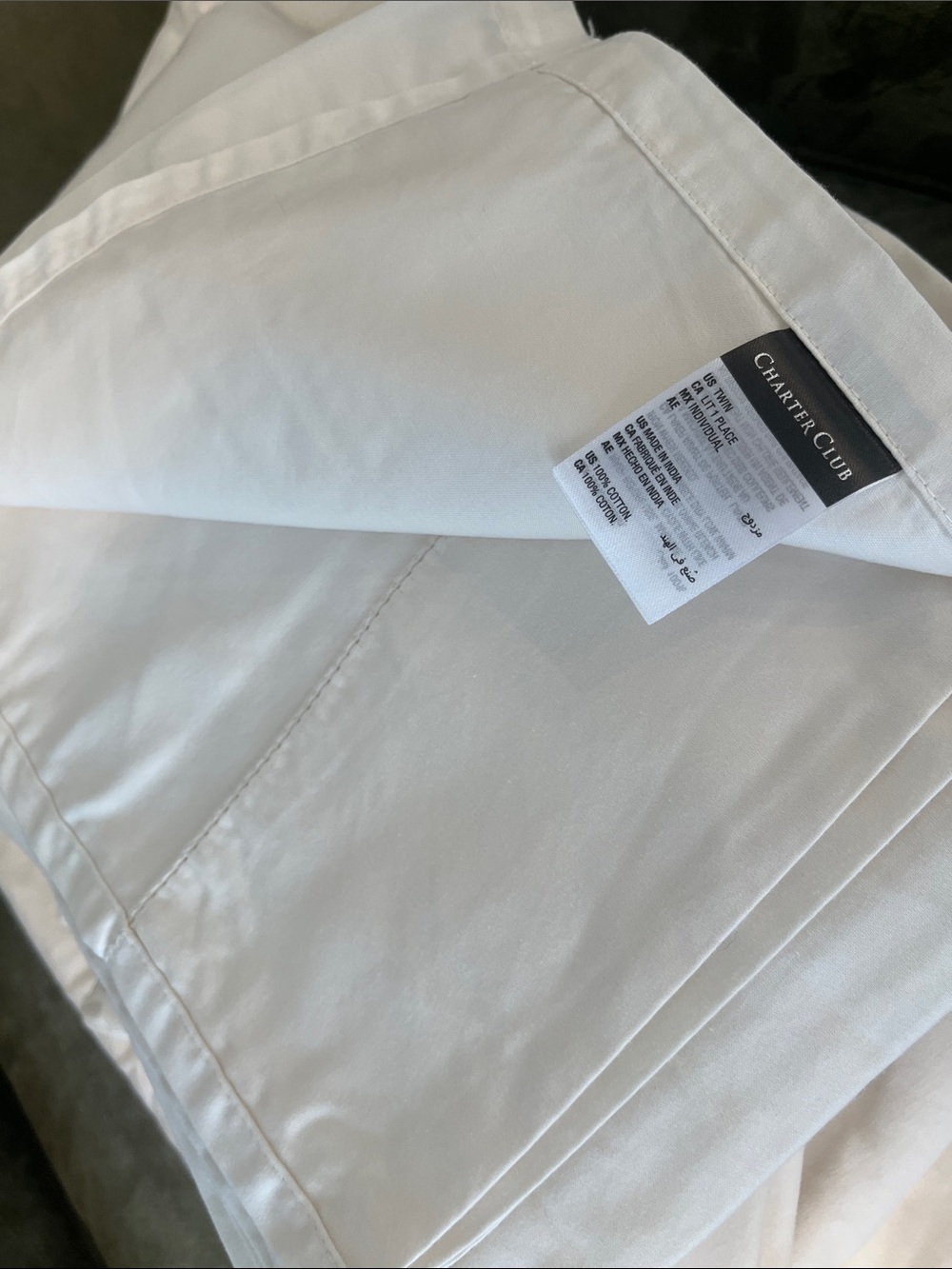 Like new. Charter club twin sheets - Picture 2 of 4